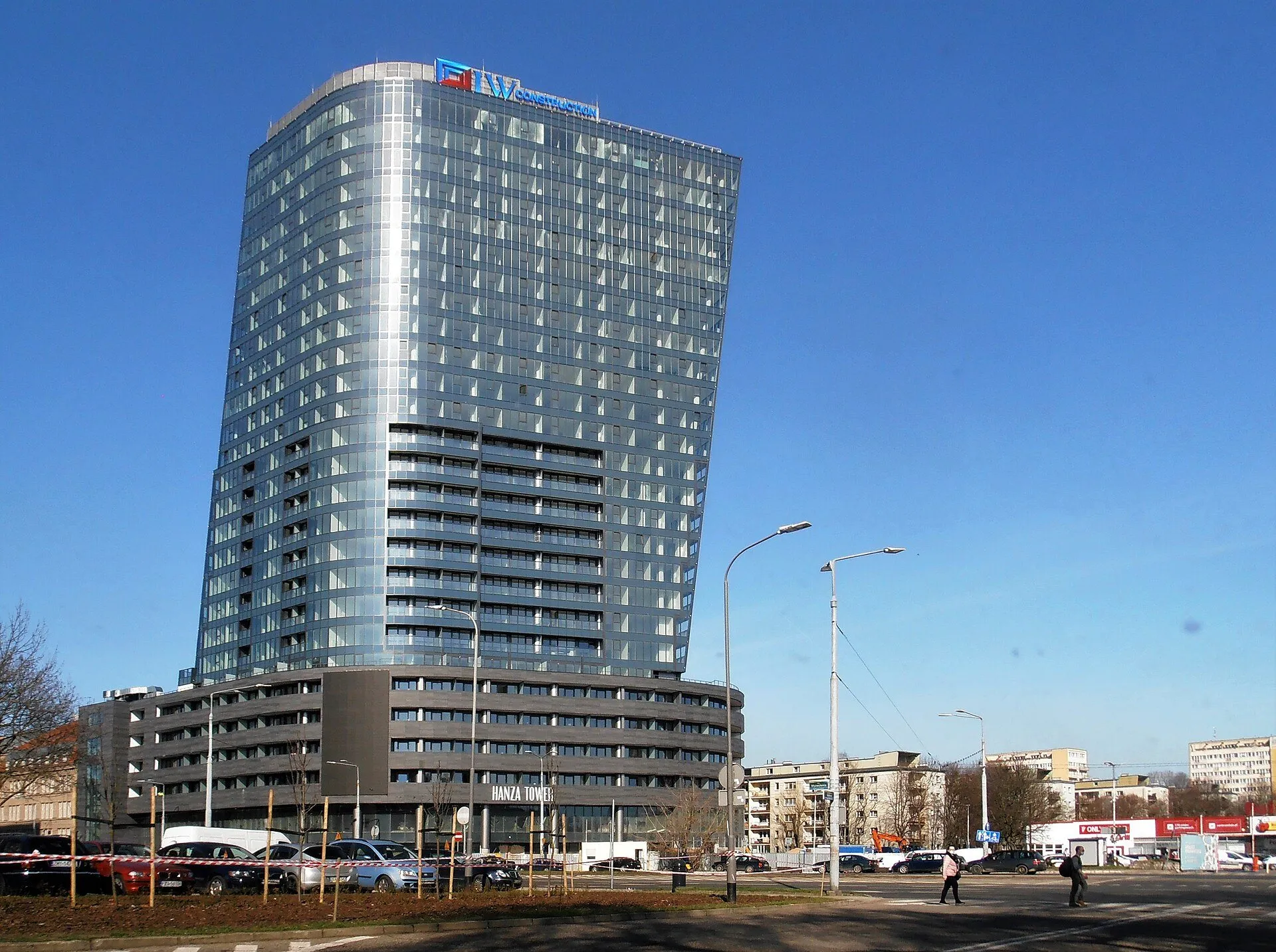 Wieżowiec Hanza Tower w Szczecinie