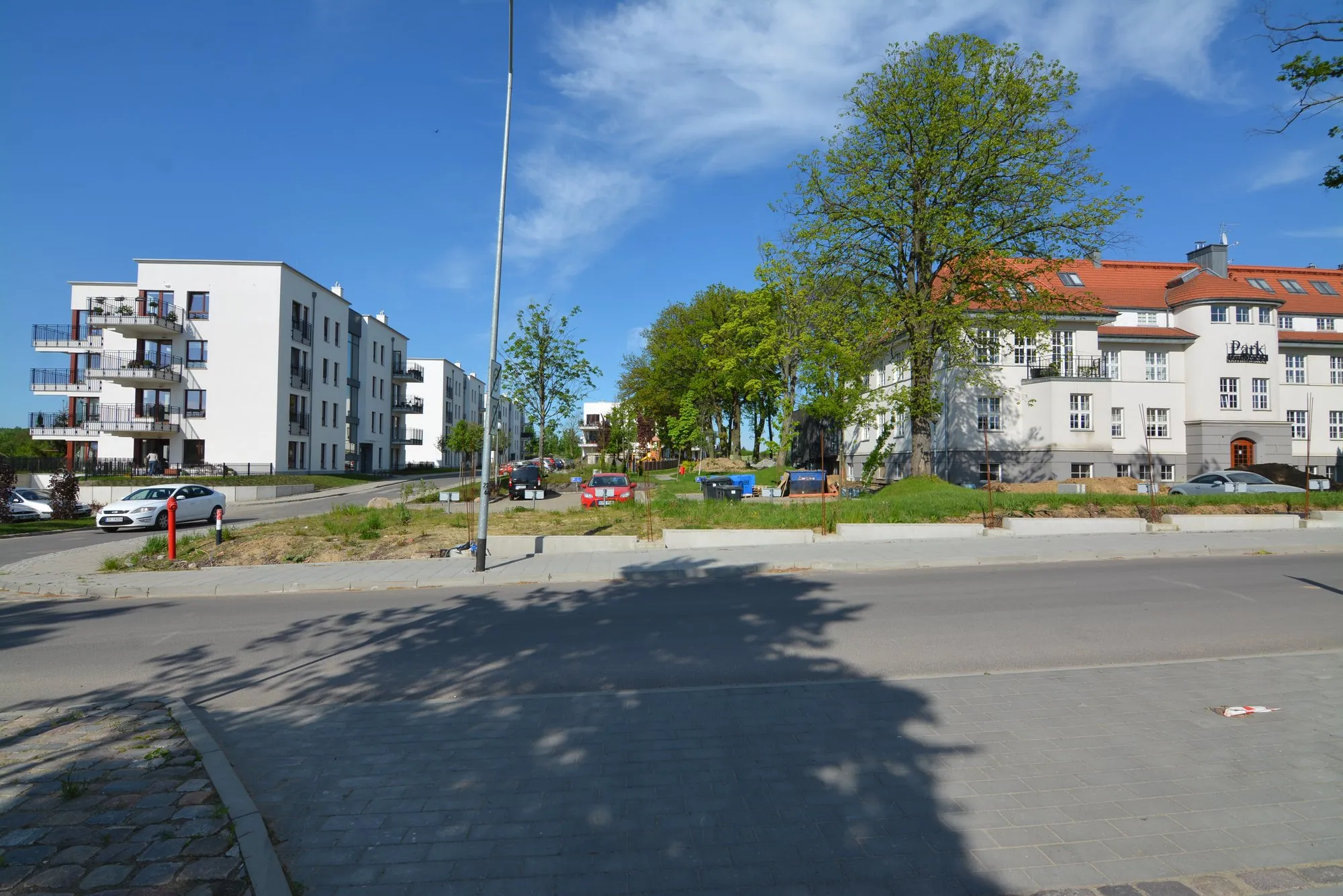 Budynki osiedla Park Ostrowska w Szczecinie