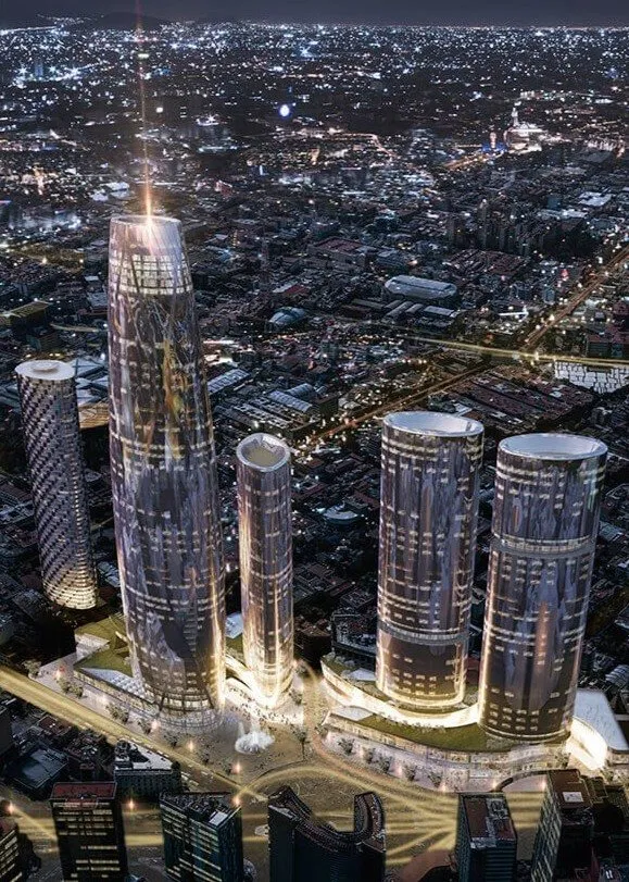 Budynek Reforma Colón przy Paseo de la Reforma w mieście Meksyk